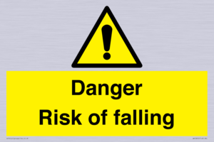 Danger Risk of falling